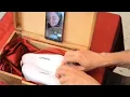 Tickle socks feet in a box