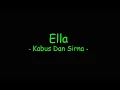 Download Lagu Ella - Kabus Dan Sirna