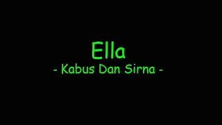 Download Ella - Kabus Dan Sirna MP3