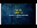 12th Computer Science - Chapter 6