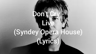 Tom Odell Don T Cry Put Your Head On My Shoulder Live Sydney Opera House 