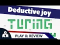 Deductive joy Turing Machine solo playthrough and review With Mike