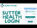 Sutter Health Login How to Login Sign In Sutter Health Account 2024