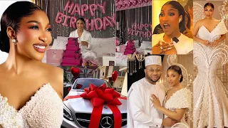 tonto dikeh biggest birthday surprise by her ex husband churchill for her 41 birthday