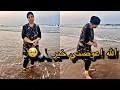 Download Lagu فوزية لبحر🌊مشات وفرحتها مكملات🥹وشحال بكات علا براصليها لداوه الموجات…