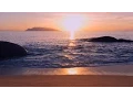 Download Lagu [4K ASMR] PERFECT SUNSET 60min Ocean Waves, Beach Sunset | No Loop