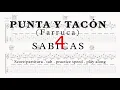 "Punta y Tacón" Sabicas, score at low speed for practicing