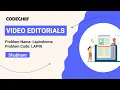 Lapindrome LAPIN Shubham Editorials Codechef Content Creators