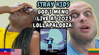 Download REACTION TO Stray Kids (스트레이 키즈) - God's Menu (Live at Lollapalooza Paris 2023)| FIRST TIME WATCHING MP3