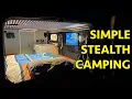 Download Lagu GEEN GEDOE, EENVOUDIG STEALTH VAN CAMPING