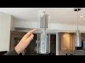 Artika LED Pendant Light Review Demo Chic Shiny
