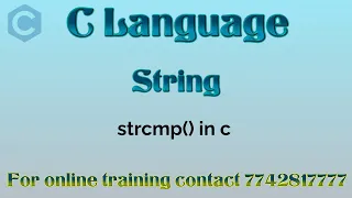 Comparing Strings in C using strcmp Explained with Examples