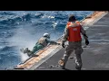 What Happens When US Sailor Falls Off Navy Aircraft Carrier In Middle of The Ocean