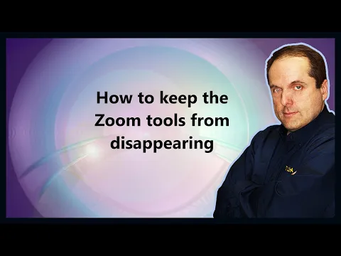 Download MP3 How to keep the Zoom tools from disappearing