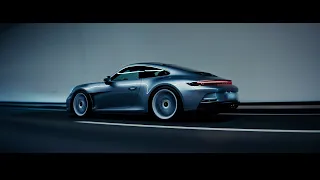 Porsche 992 S T Night Run Through Zurich 4K 