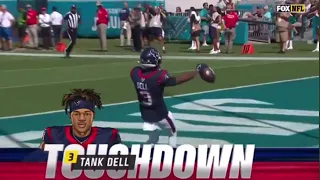 CJ Stroud 68 Yard Touc own Pass to Tank Dell Texans vs Jaguars
