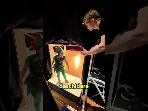 Cum zboară Peter Pan cu adevărat în culise 🪄 #magie #teatru #dezvăluit