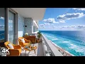 Download Lagu Balcony Morning Jazz by the Beach ~ Positive Bossa Nova Jazz \u0026 Crashing Waves Sound for Work, Focus