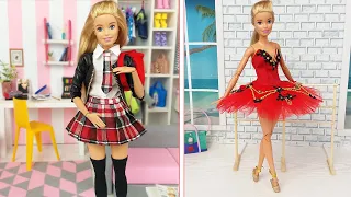 Barbie Vuelve de La Escuela Rutina de La Tarde de Barbie