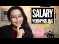Salary Word Problems - Math CSE and UPCAT Review