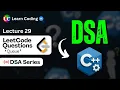 C DSA Queue Leetcode Problems Data Structure Algorithms Part-2