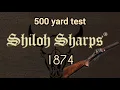 Shiloh Sharps rifle 500 Meters