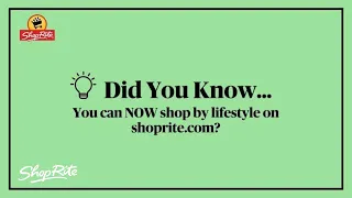 How To Shop By Attribute Digital How-To s ShopRite Grocery Stores