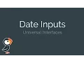 Designing a Date Field for a Global Audience Universal Interfaces - Date Inputs