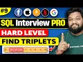 FIND STUDENT TRIPLETS in SQL HARD LEVEL SQL Interview PRO PART - 9