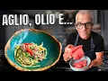 Download Lagu Pasta aglio olio e peperoncino con tonno rosso - Ricetta di Chef Max Mariola