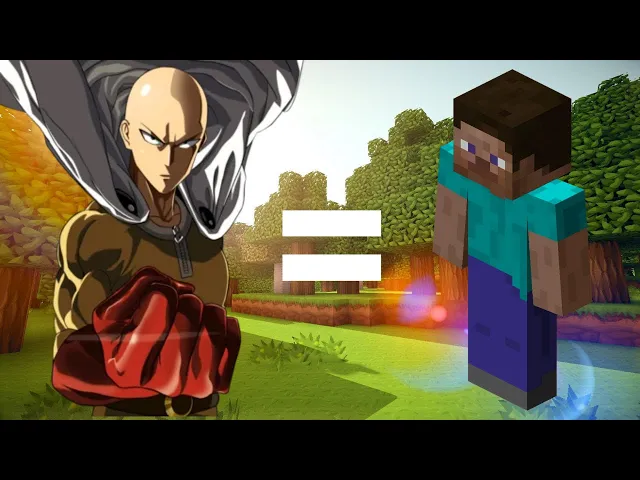 If Steve was ONE PUNCH MAN!!!
