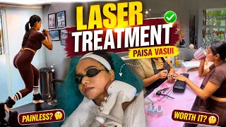 Laser Treatment Paisa Vasul💰#Manisha Rani Vlog | Beauty & Skincare 😱