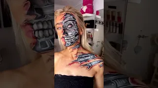 This terminator makeup will shock you