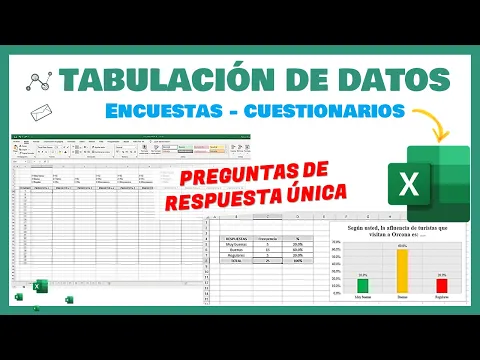 Download MP3 Excel | Tabulación de datos de una encuesta | Para tesis, proyectos de aplicación e investigación