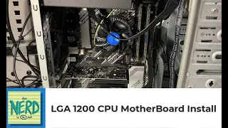 LGA 1200 CPU Install