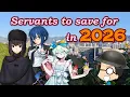 Empy s 10 Recommendations for Servants to Save For In 2026 Order