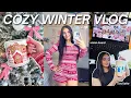 COZY WINTER VLOG 🎄Holiday Baking, Vlogmas, Christmas Vision Board, Journaling \u0026 Self Care!