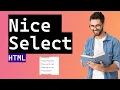 How to create the Custom jQuery Nice Select - HTML