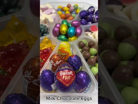 Easter Platter! 🐣 #candy  #easter #platter #eggs #satisfying #sweet #eastereggs #chocolate #tasty