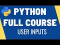 Learn Python - Taking user input