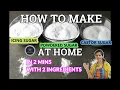 how to make icing sugar castor sugar and powder sugar at home I 2 ingredients I 2 min recipe I