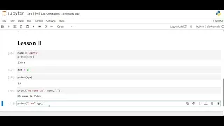 Python for Beginners Lesson 2 Variables and Data Types