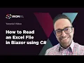 How to Read an Excel File in Blazor using C IronXL