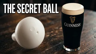 Beer with a nitrogen capsule Why is there a ball in Guinness