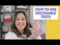 How to Use Decodable Texts Creating Lessons with Decodable Readers