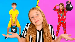 Thử thách gia đình: Nastya và cuộc đối đầu giữa phe con trai và con gái