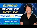 Entry Level Remote Jobs Work From Home Jobs 2023 Data Entry Jobs w Walmart Worldwide