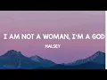 Lagu Halsey - I am not a woman, i'm a god (Lyrics)