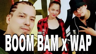 Download BOOM BAM x WAP l Dj Rowel remix l team Salut l JADANCEWORKOUT MP3