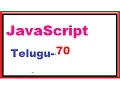How to change bg color for page using JavaScript in Telugu VLR Training Class 73